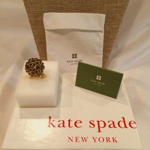 Kate Spade " Belle of the Ball " 12K GP Ring